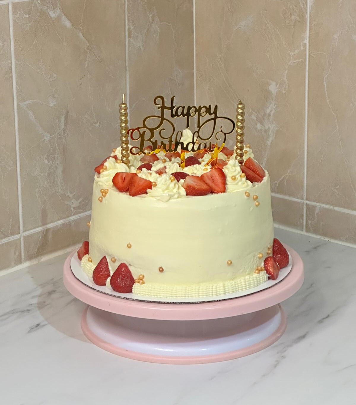Gâteau au fraise🍓