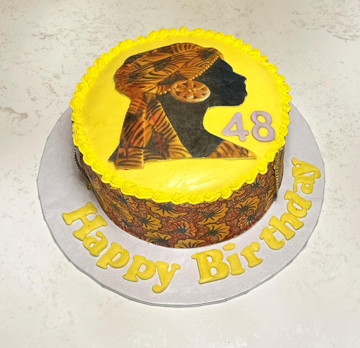 Gâteau inspiré de la culture africaine